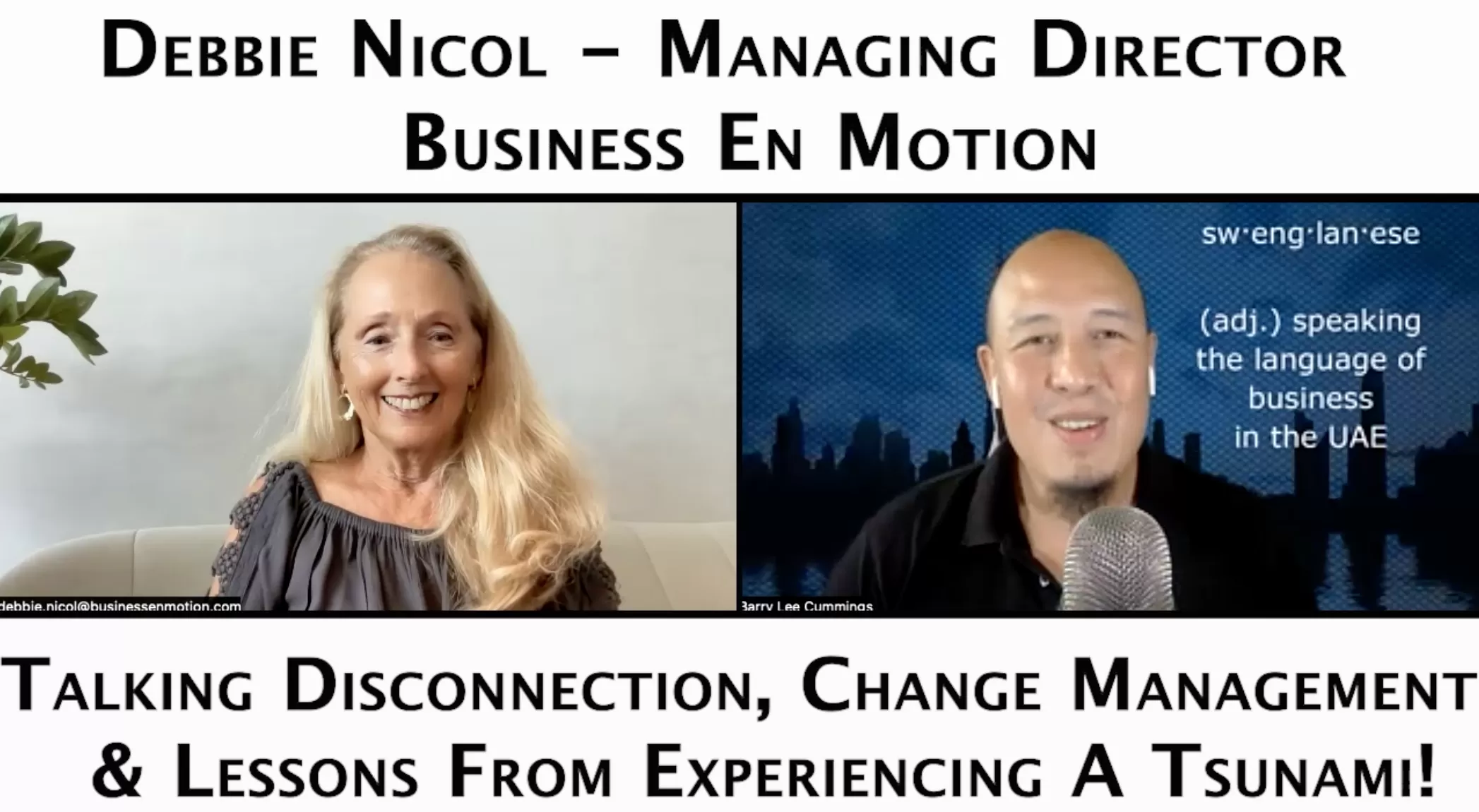 Episode 78 – Debbie Nicol – Managing Director of Business En Motion